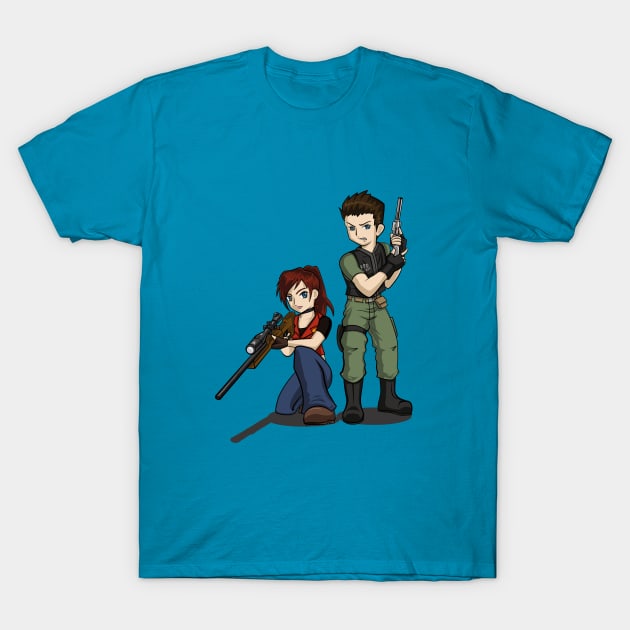 RE: Code Veronica Chris and Claire Redfield T-Shirt by LittleBearArt